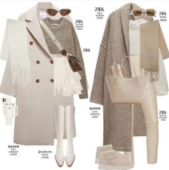 Zara * Long Cable knit coat cardigan - Picture 6 of 16